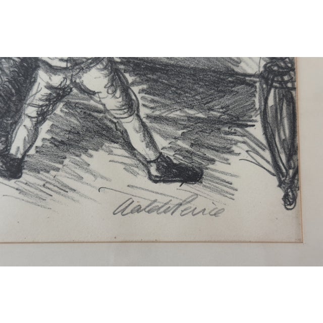 A charming pencil-signed original lithograph titled "Chamber Music" by the celebrated American painter Waldo Peirce...