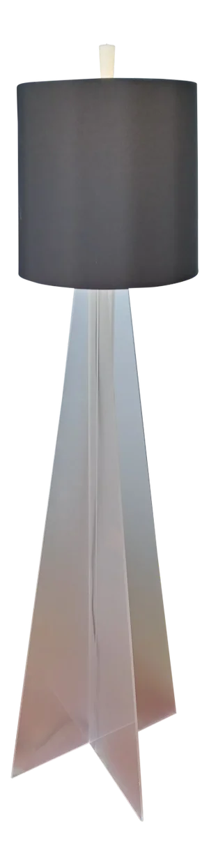 Special Custom Made Lucite Floor Lamp