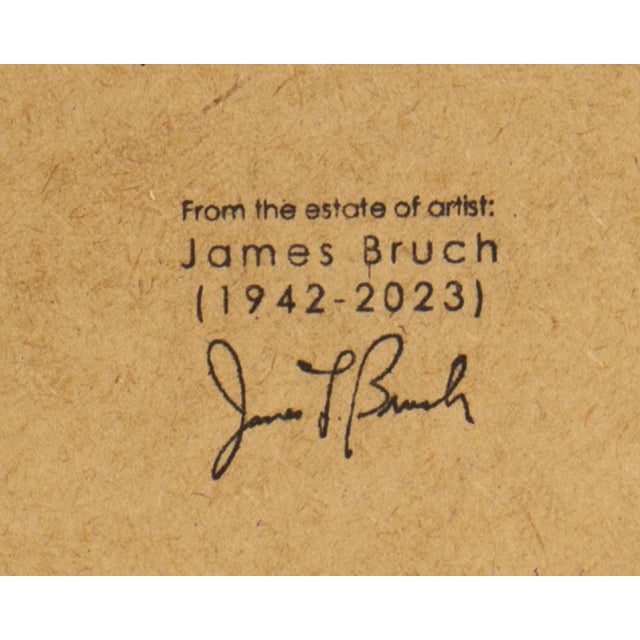 Drawing/Sketching Materials Graphite Portrait Drawing of a Woman by James L. Bruch For Sale - Image 7 of 8