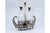 Cruet with Silver Structure Cut Into the Shape of Nave with Two Cut Glass Cruets on Four Raised Feet and Silver Lid Support For Sale - Image 4 of 11