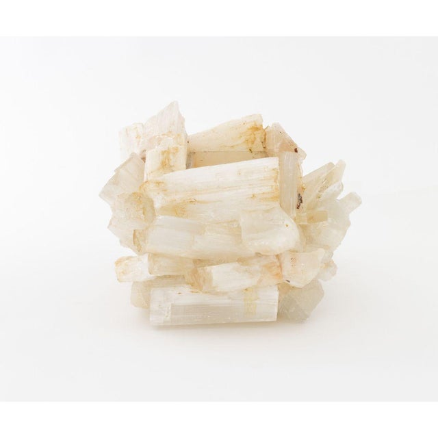 Selenite Crystal Jardiniere For Sale - Image 10 of 11