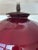 Vintage Garnet Blown Glass Urn Table Lamp, Circa 1950s For Sale - Image 11 of 16