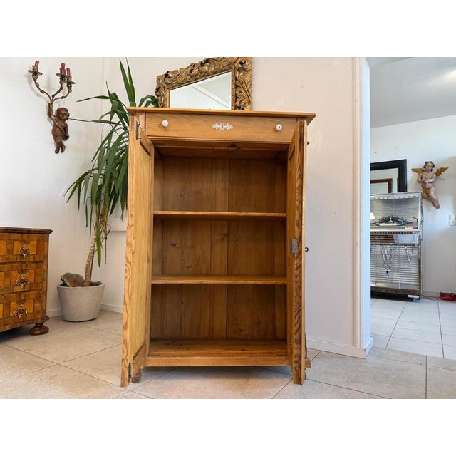 Biedermeier-Style Farmhouse Cabinet in Wood, 1850 For Sale - Image 9 of 14