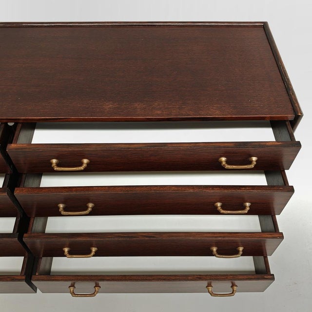 Vintage Chest of Drawers in Exotic Wood and Bamboo, 1970s For Sale - Image 15 of 18