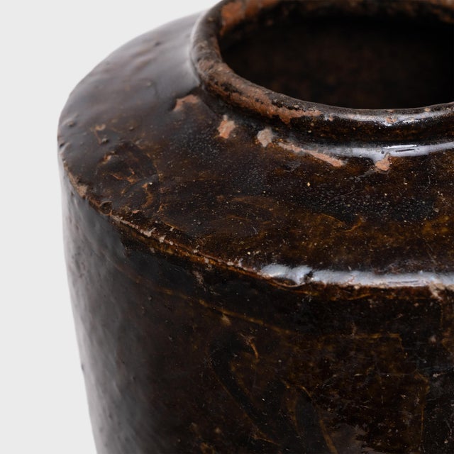 Chinese Drip Glaze Vinegar Pot, C. 1850 For Sale - Image 4 of 5