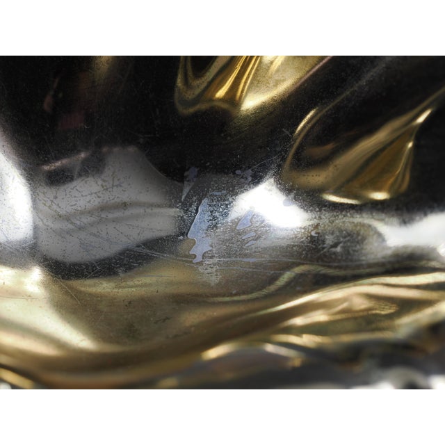 1970s French Gilt Bronze Clamshell and Crystal Sculpture by Claude Victor Boeltz For Sale - Image 12 of 15