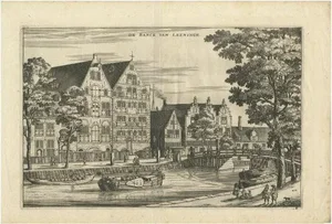 City View of the Lombard on the Oudezijds Voorburgwal in Amsterdam, Paper