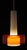 Mid 20th Century Mid-Century Opaline and Orange Glass Pendant Lights - a Pair For Sale - Image 16 of 18