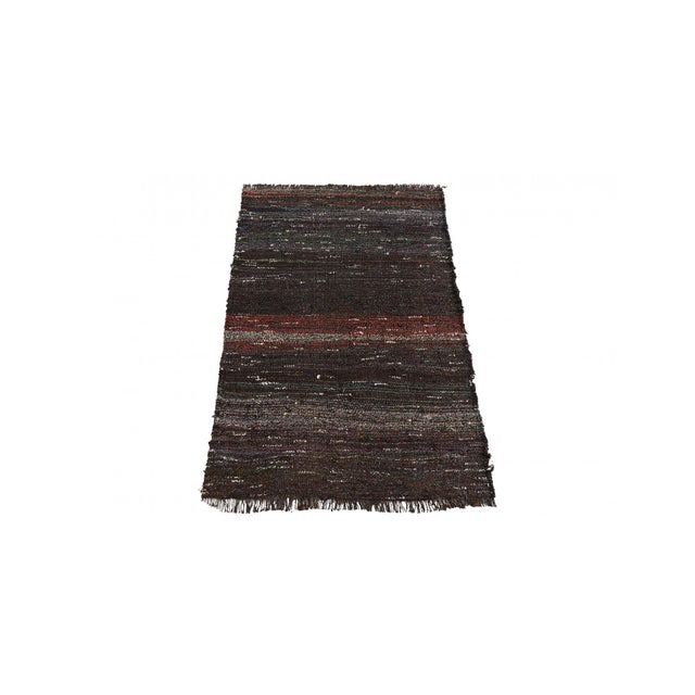 Handwoven vintage decorative mini wool rug from Kars region of Tukey. Approximatelly 45-55 years old. In very good...