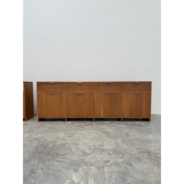 Credenza Custom-Made American Oak For Sale In New York - Image 6 of 6