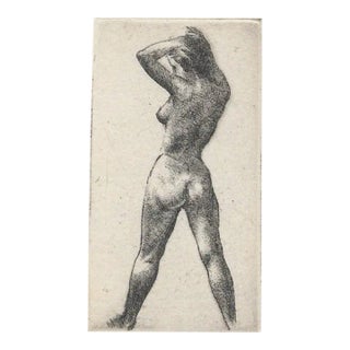 Keith Shaw Williams Female Nude Etching For Sale