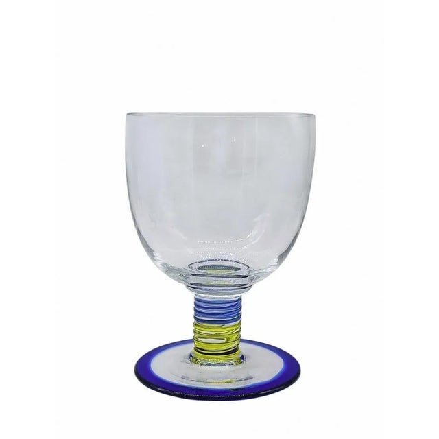 Murano Glass Cup and Glasses Set, Italy, 1970s, Set of 5 For Sale - Image 7 of 11