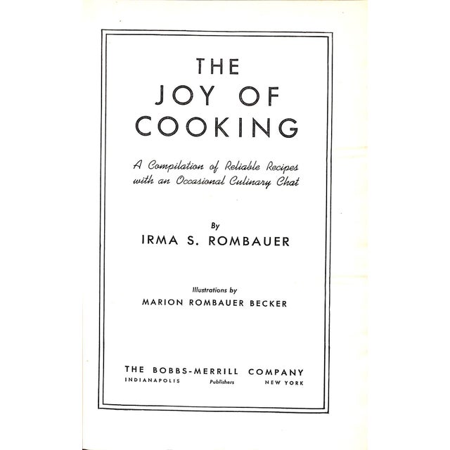 Yellow "The Joy of Cooking" 1946 Rombauer, Irma S. For Sale - Image 8 of 10