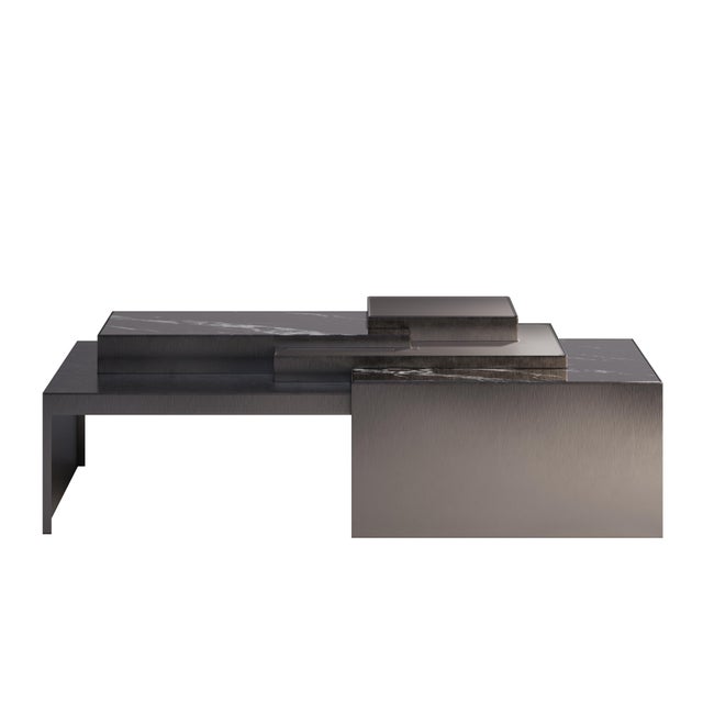 Square Center Table by Porus Studio For Sale - Image 15 of 16