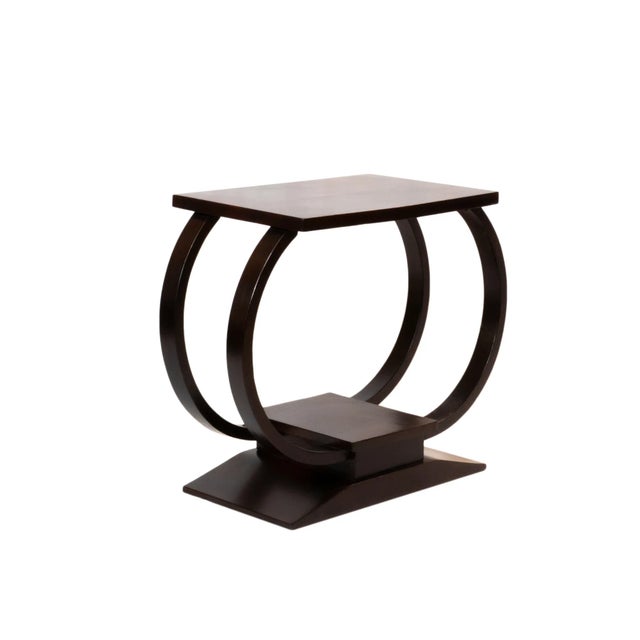 Wood 20th Century Art Deco Console Hall Table, 1940s For Sale - Image 7 of 7