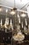 6-Light Vintage Gilt Floral Tole Chandlier, 1930s Italy For Sale - Image 9 of 12