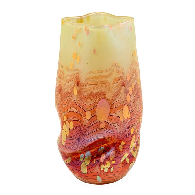 Cytisus May Green with Red Vase by Johann Loetz Witwe, 1904 For Sale - Image 6 of 6