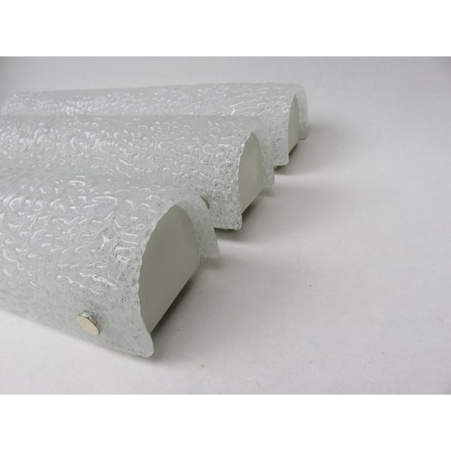Vintage Glass Wall Lights from Kaiser Leuchten, 1970s, Set of 4 For Sale - Image 9 of 18