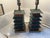 1940s Enameled Metal Pagoda Lamps - A Pair For Sale In Portland, OR - Image 6 of 8