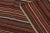 Rug & Kilim’s Contemporary Square Flatweave Rug With Variegated Stripes For Sale - Image 10 of 10