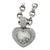 2020s Chopard Happy Diamonds Icons Heart Pendant Necklace 18kwg 0.34 Ct, +Certificate For Sale - Image 5 of 8
