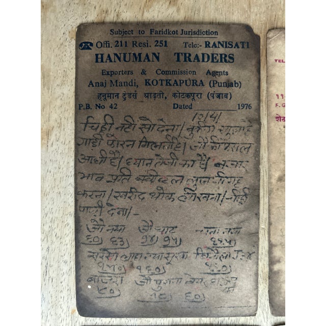 Mid 20th Century Vintage Indian Elephant Hand Painted Rajasthani Paper Postcard, Set of Four For Sale - Image 11 of 11