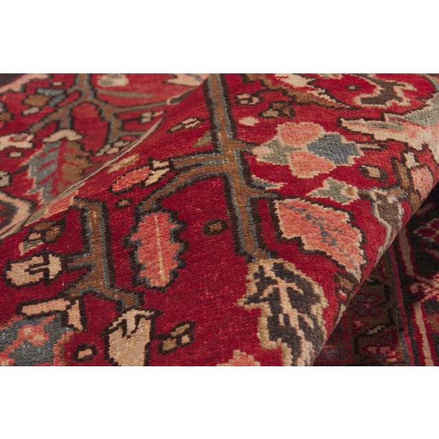 Antique Persian Heriz Rug, 10'02 X 12'09 For Sale In Dallas - Image 6 of 10