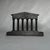 Early 20th Century Neoclassical Greek "Parthenon" Cast Iron Architectural Element Decorative Object For Sale - Image 9 of 11