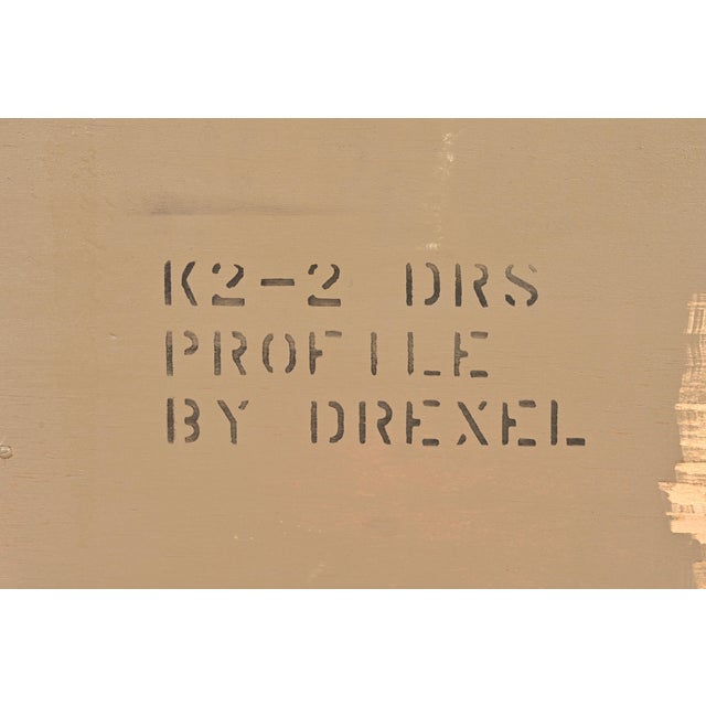 John Van Koert for Drexel Profile Mid-Century Modern Sculpted Walnut Dresser or Credenza, 1961 For Sale - Image 16 of 17