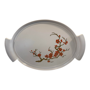 Vintage Chinoiserie Oval Tray