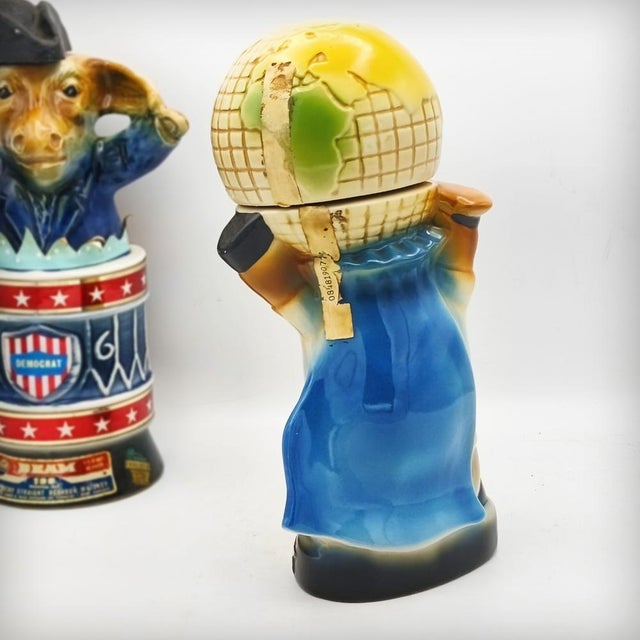 Ceramic Superhero Donkey Carafe by Jim Beam, USA, 1980s For Sale - Image 10 of 14