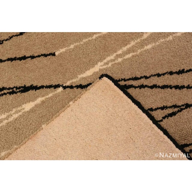 Nazmiyal Collection Mid Century Modern Swedish Aina Kange Rug For Sale In New York - Image 6 of 6