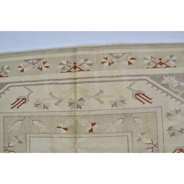 1950s Vintage Anatolian Geometric Rug For Sale - Image 5 of 10