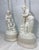 Off-white Vintage French NeoClassical Parian Porcelain Figural Electric Table Lamps - Pair For Sale - Image 8 of 13