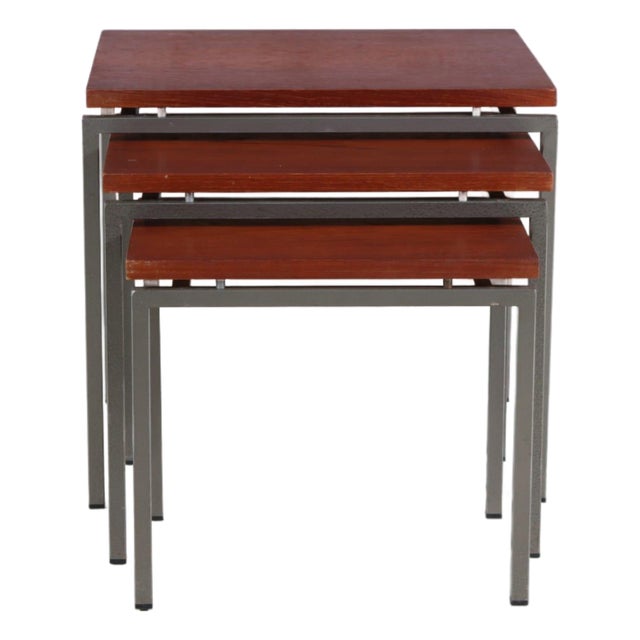 Nesting Tables, Netherlands, 1960s, Set of 3 For Sale