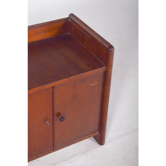 1920s Small Art Deco Teak Bar Cabinet, 1920s For Sale - Image 5 of 11