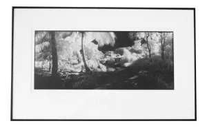 1980s "Waipio Valley, Hawaii" Silver Gelatin Photograph by Geir Jordahl, Framed
