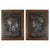 Patinated Metal Bas-Reliefs on Wooden Display Stand, 1800s, Set of 2 For Sale - Image 11 of 11