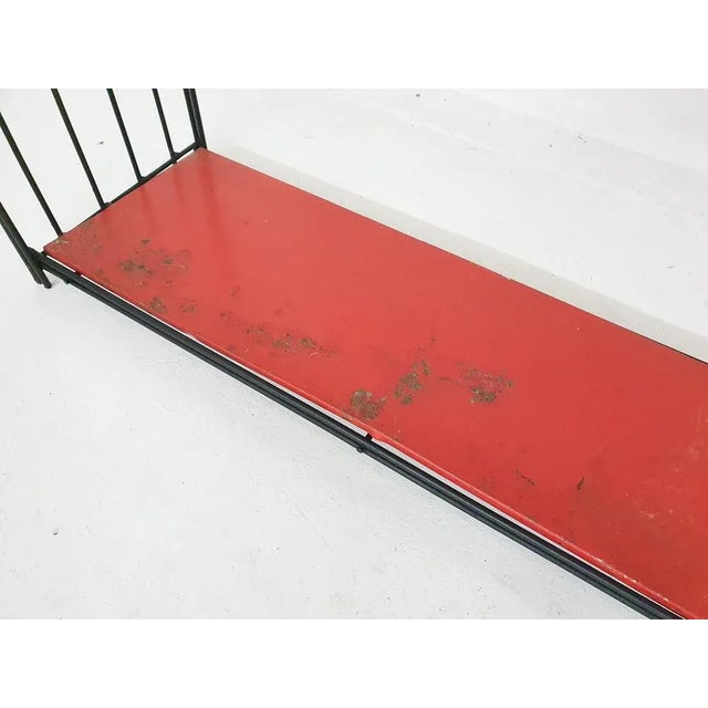 Black Black Metal Bookcase attributed to Tjerk Reijenga for Pilastro, the Netherlands, 1960s For Sale - Image 8 of 12