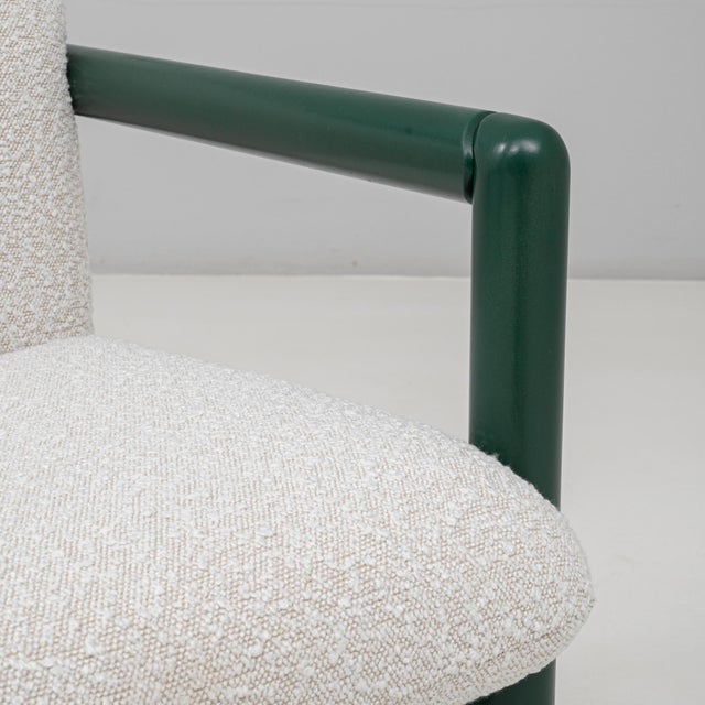 20th Century Czech Lounge Chairs With Green Tubular Frames - A Pair For Sale - Image 11 of 18