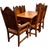1950s Set of 6 Spanish Renaissance Revival Dining Chairs, Two Arm Chairs, Four Side Chairs For Sale - Image 14 of 15