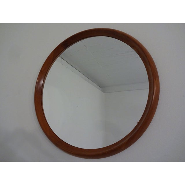 Large Teak Mirror by Bernhard Pedersen for Viby J. Møbelfabrik, Denmark, 1960s For Sale - Image 6 of 13