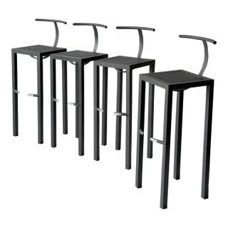 1980s Sarapis Bar Stools Attributed to Phillippe Starck for Driade For Sale