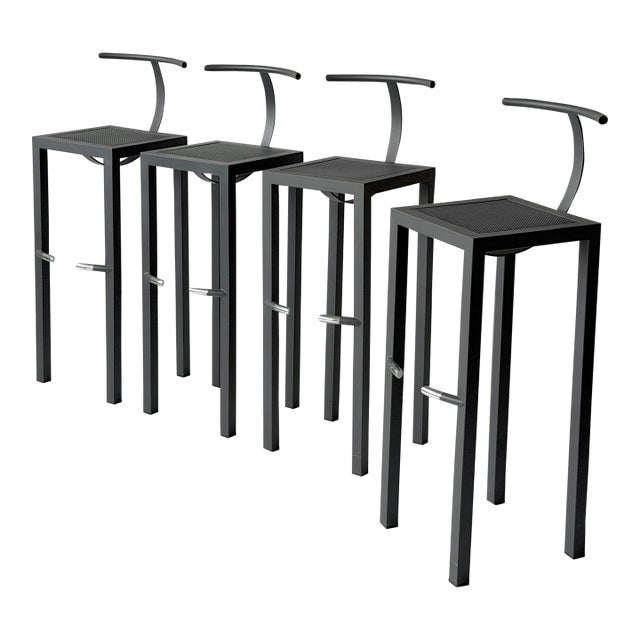 1980s Sarapis Bar Stools Attributed to Phillippe Starck for Driade For Sale