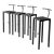 1980s Sarapis Bar Stools Attributed to Phillippe Starck for Driade For Sale