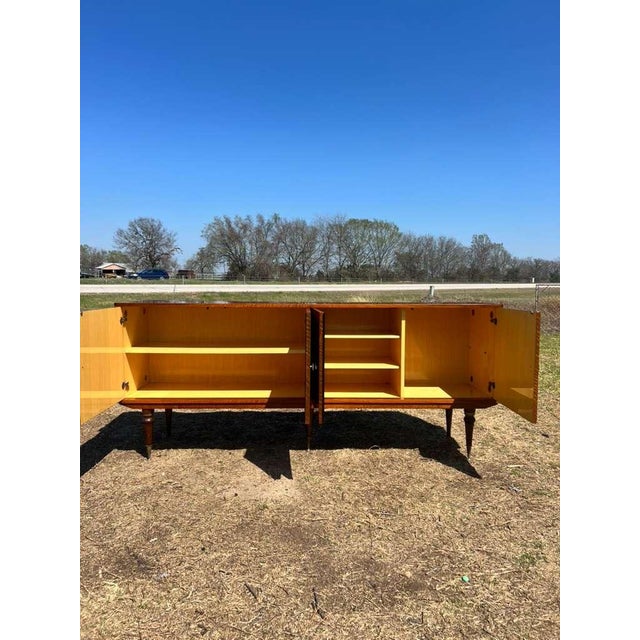 Sienna 1940s French Art Deco Burl Walnut Sideboard / Buffet For Sale - Image 8 of 13