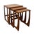 Mid-Century Modern Mid-Century Modern Teak Nesting Tables | Vintage Danish Style Sculptural Side Tables (Set of 3). For Sale - Image 3 of 10
