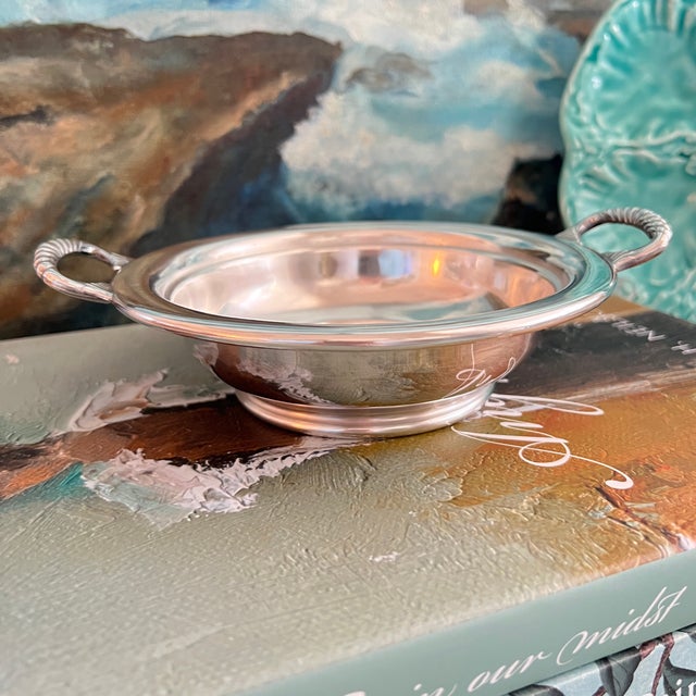 Antique Victorian Quadruple Silverplate Butter Cooler With Cow Finial For Sale - Image 9 of 10