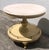 Vintage French Provincial Round Marble Accent Table For Sale - Image 9 of 11