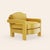 Textile Daffodil Velvet Elio Lounge Chair by Ceraudo For Sale - Image 7 of 7